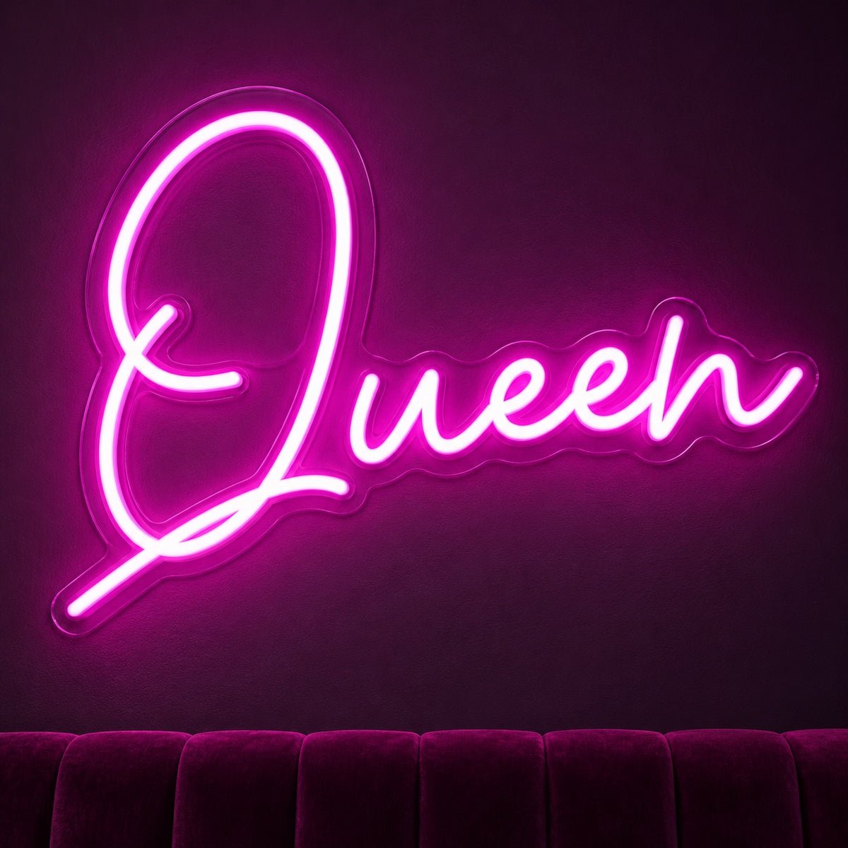 Queen LED Neon Sign - product hero