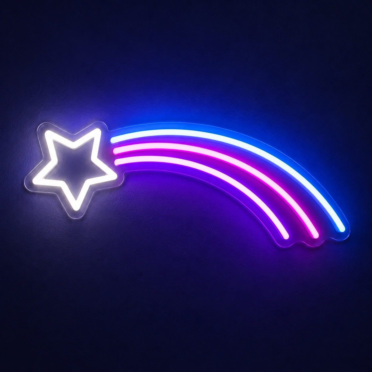Shooting Star LED Neon Sign - product hero