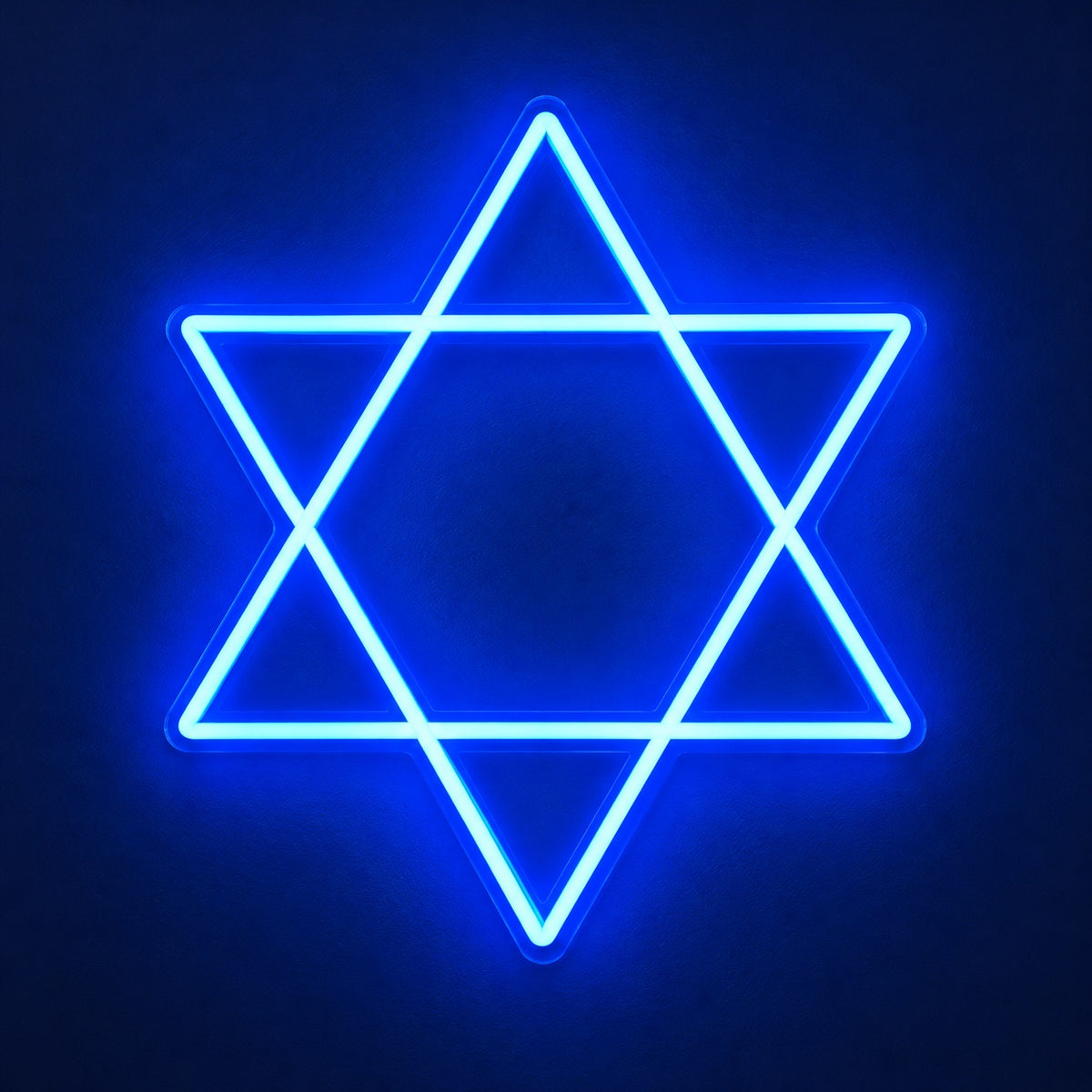 Star Of David LED Neon Sign - product hero