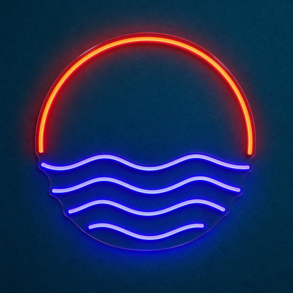Sunset Ocean Waves LED Neon Sign - product hero