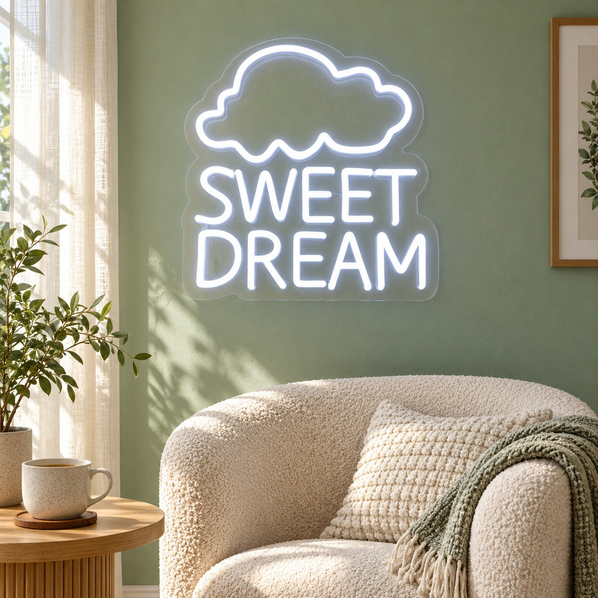 Sweet Dream LED Neon Sign - lifestyle view