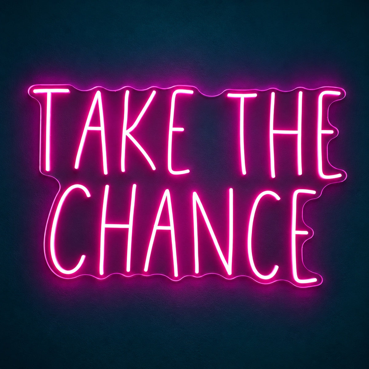 Take The Chance LED Neon Sign - product hero