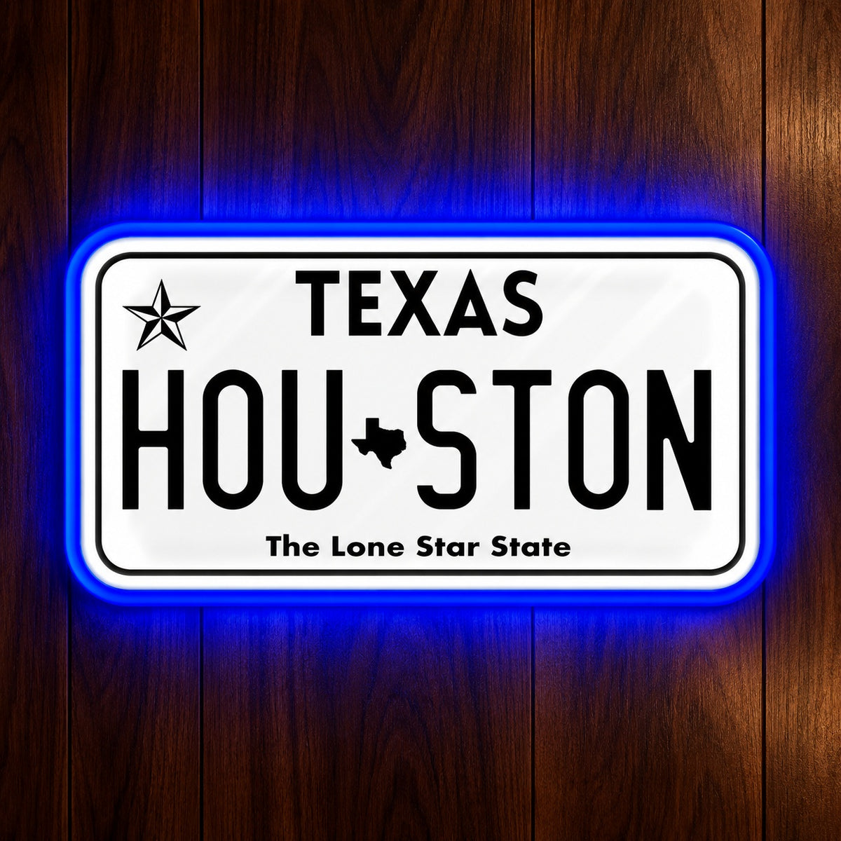 Texas Houston The Lone Star State LED Neon Sign - product hero