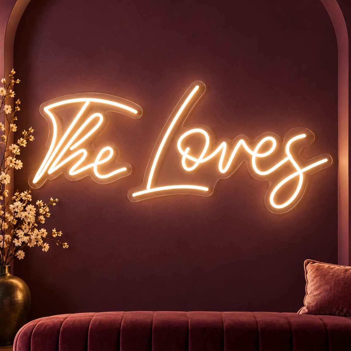 The Loves LED Neon Sign - product hero