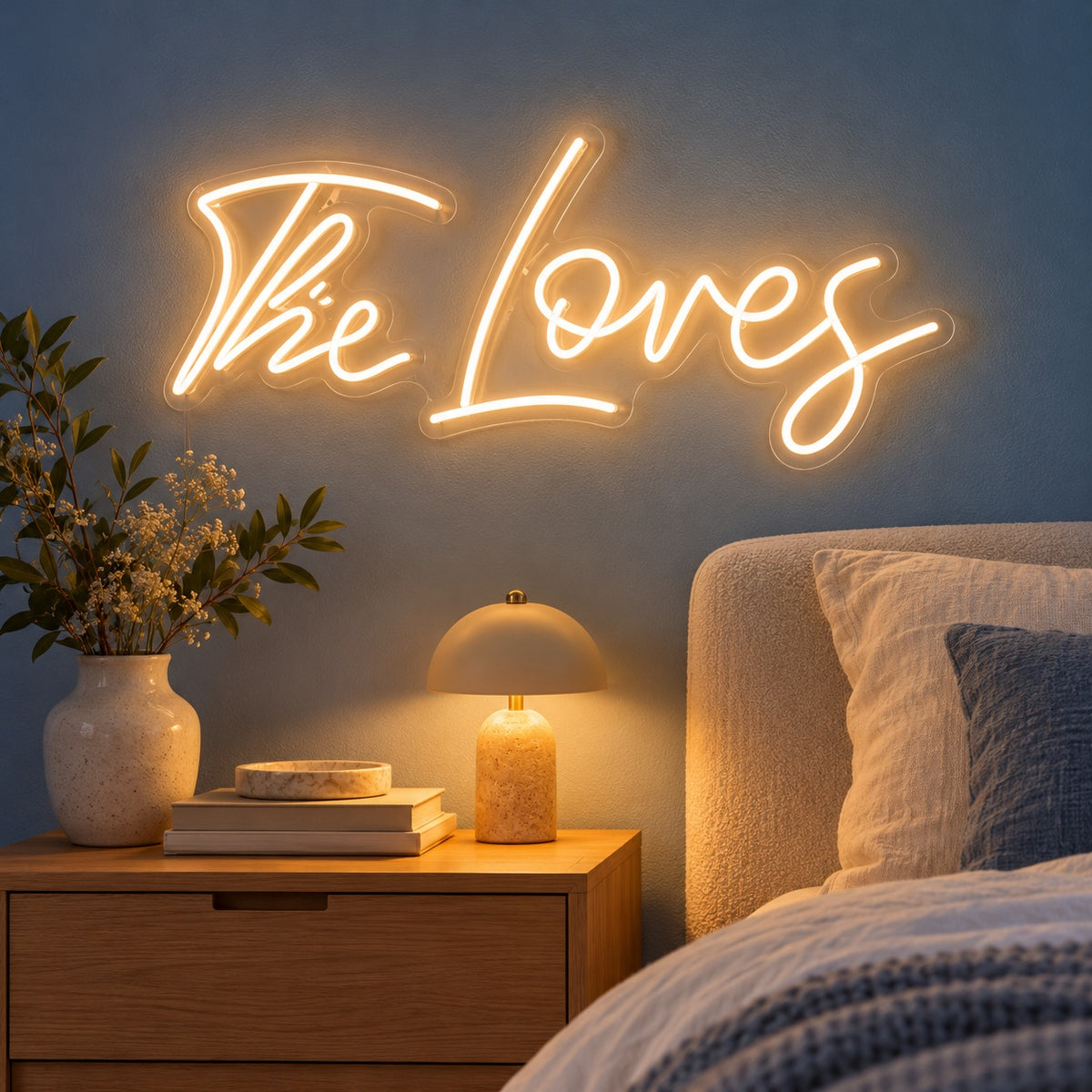 The Loves LED Neon Sign - advertising view