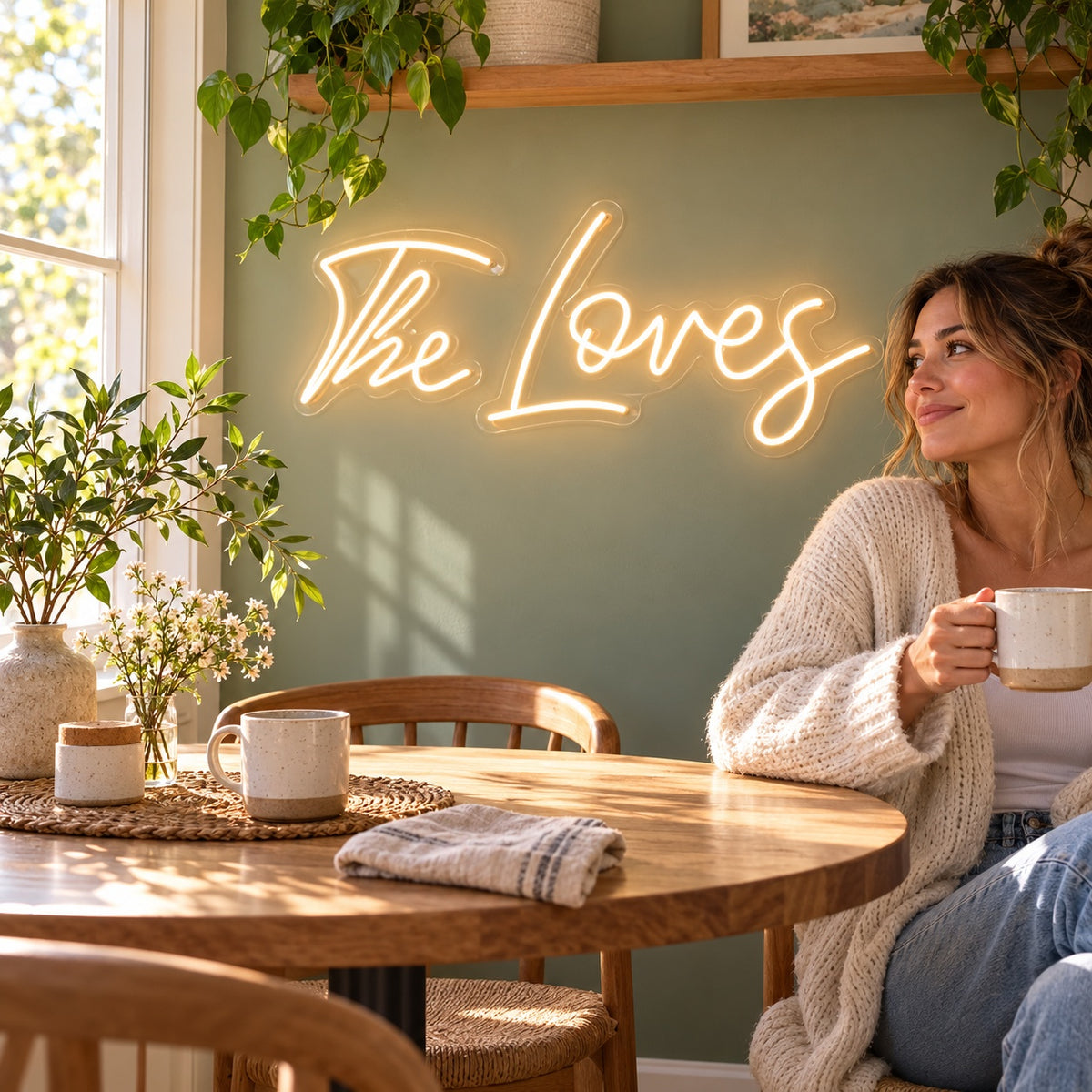 The Loves LED Neon Sign - lifestyle view