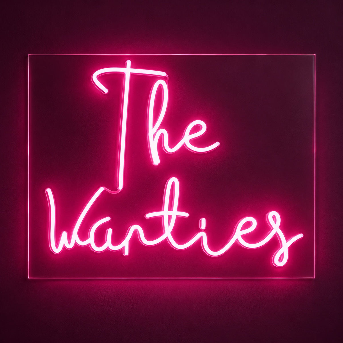The Wanties LED Neon Sign - product hero