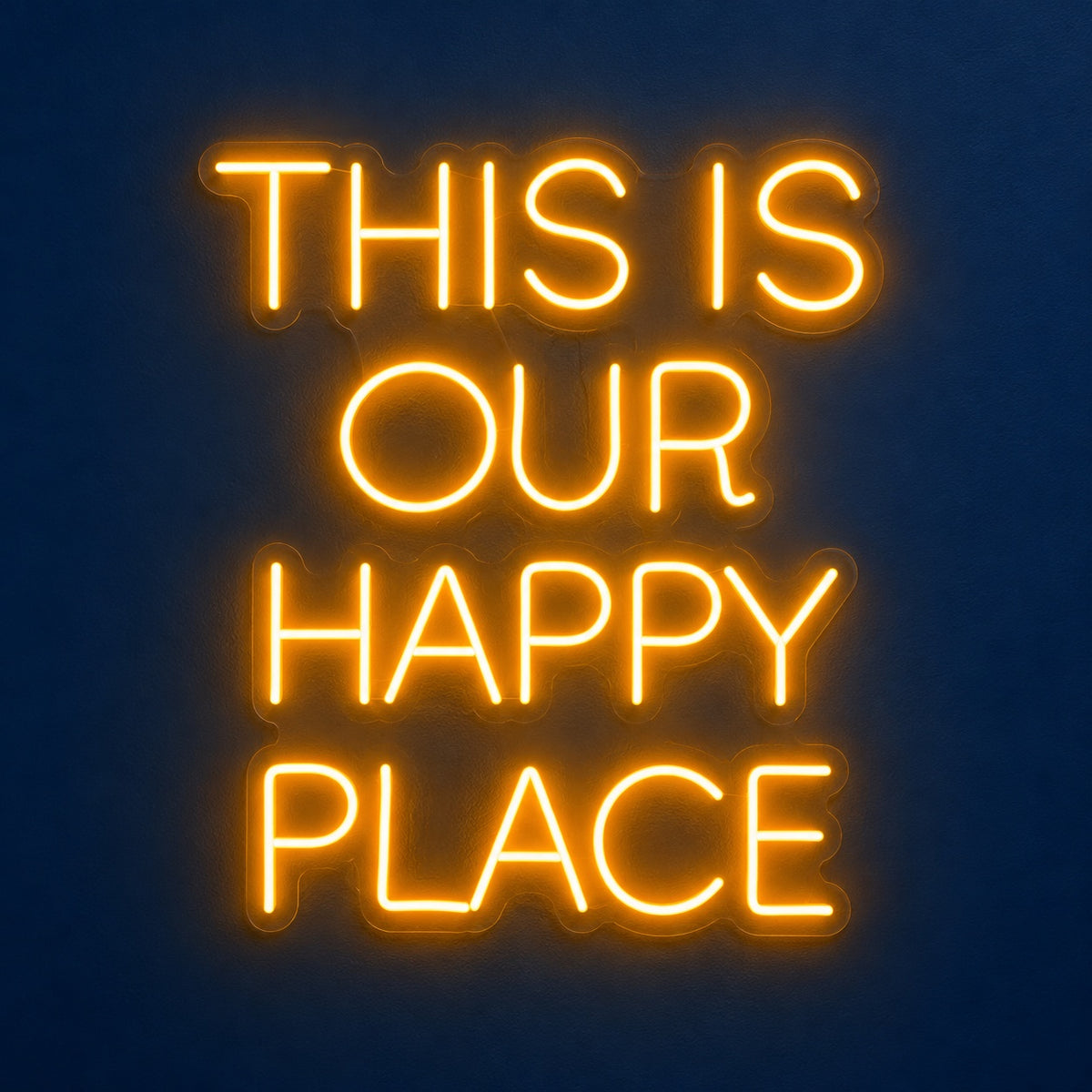 This Is Our Happy Place LED Neon Sign - product hero