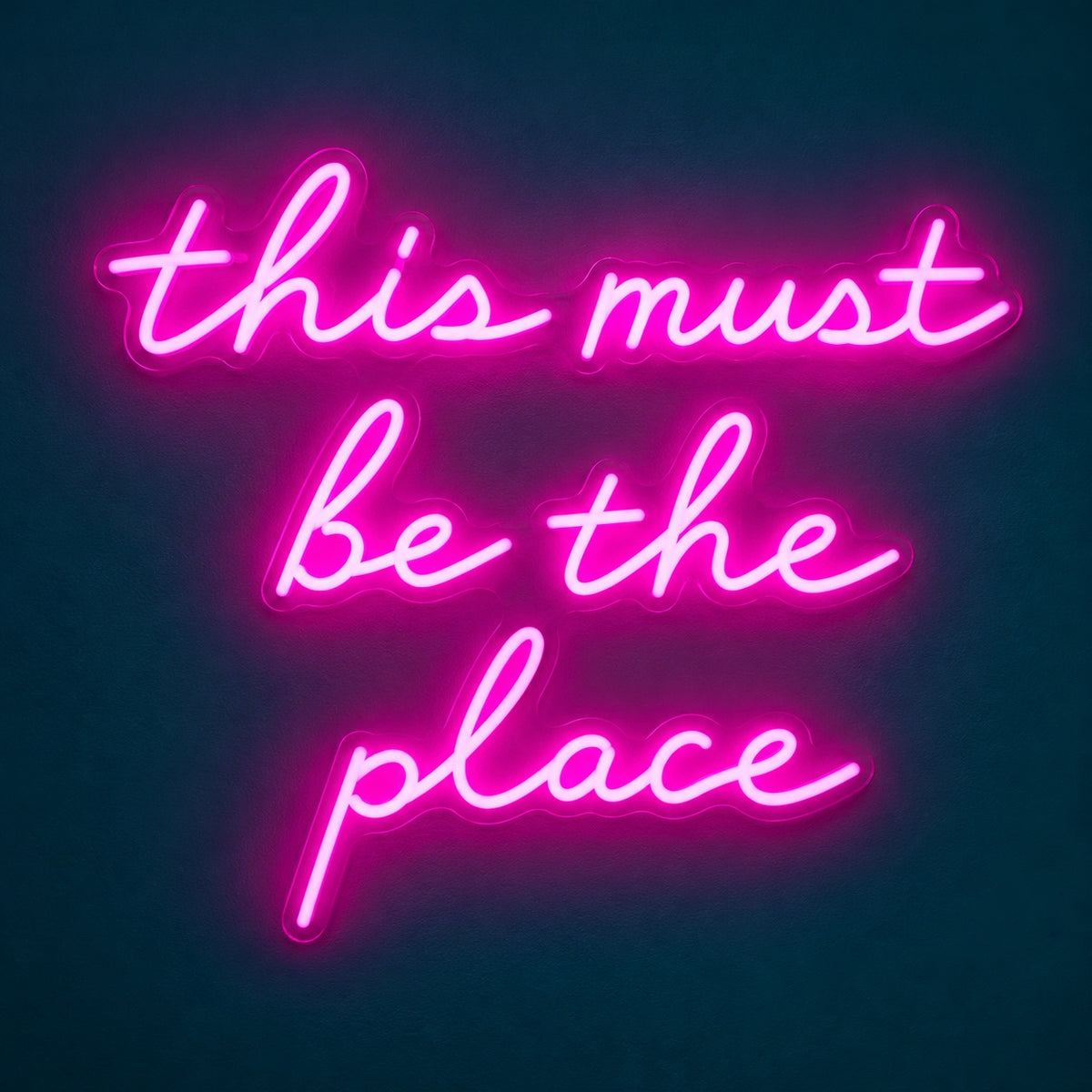 This Must Be The Place LED Neon Sign - product hero