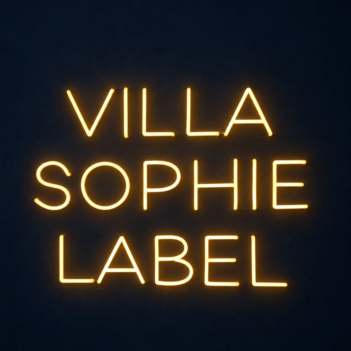 Villa Sophie Label LED Neon Sign - product hero
