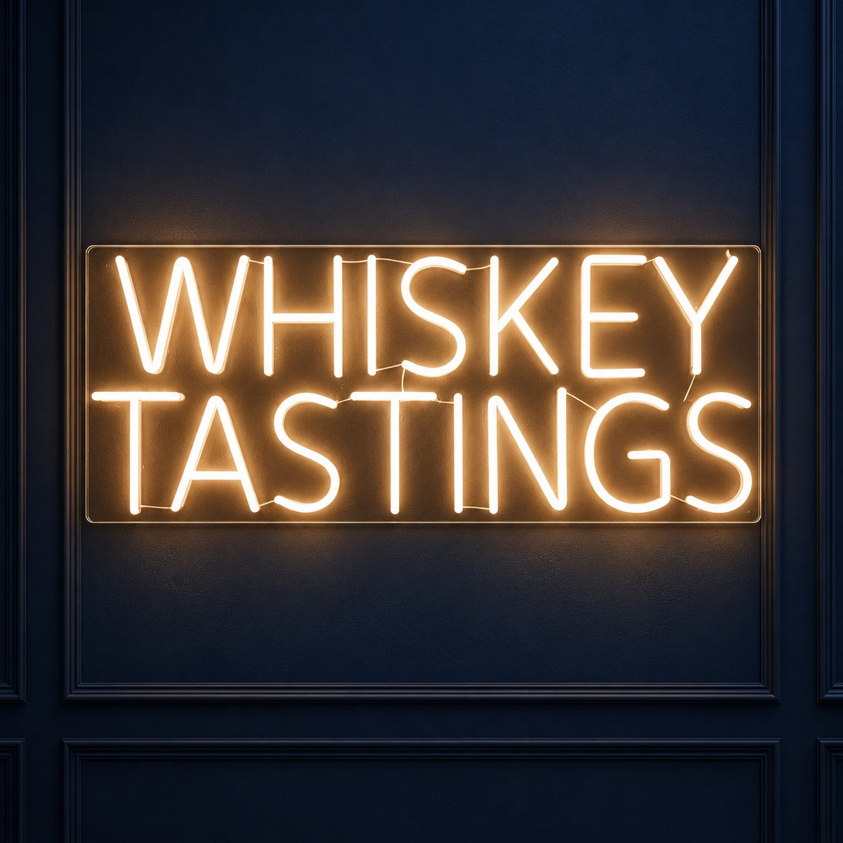 Whiskey Tastings LED Neon Sign - product hero