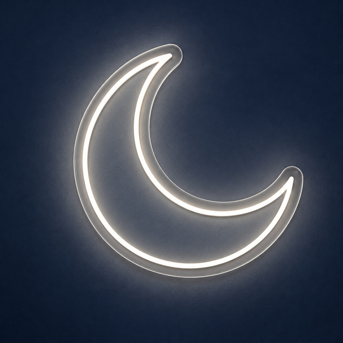 Crescent Moon LED Neon Sign - product hero