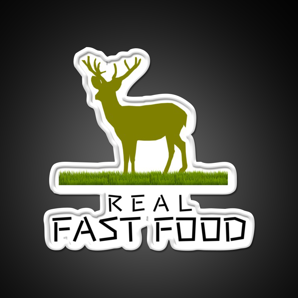 Real Fast Food Led Neon Sign For Burger Place Rgb Color