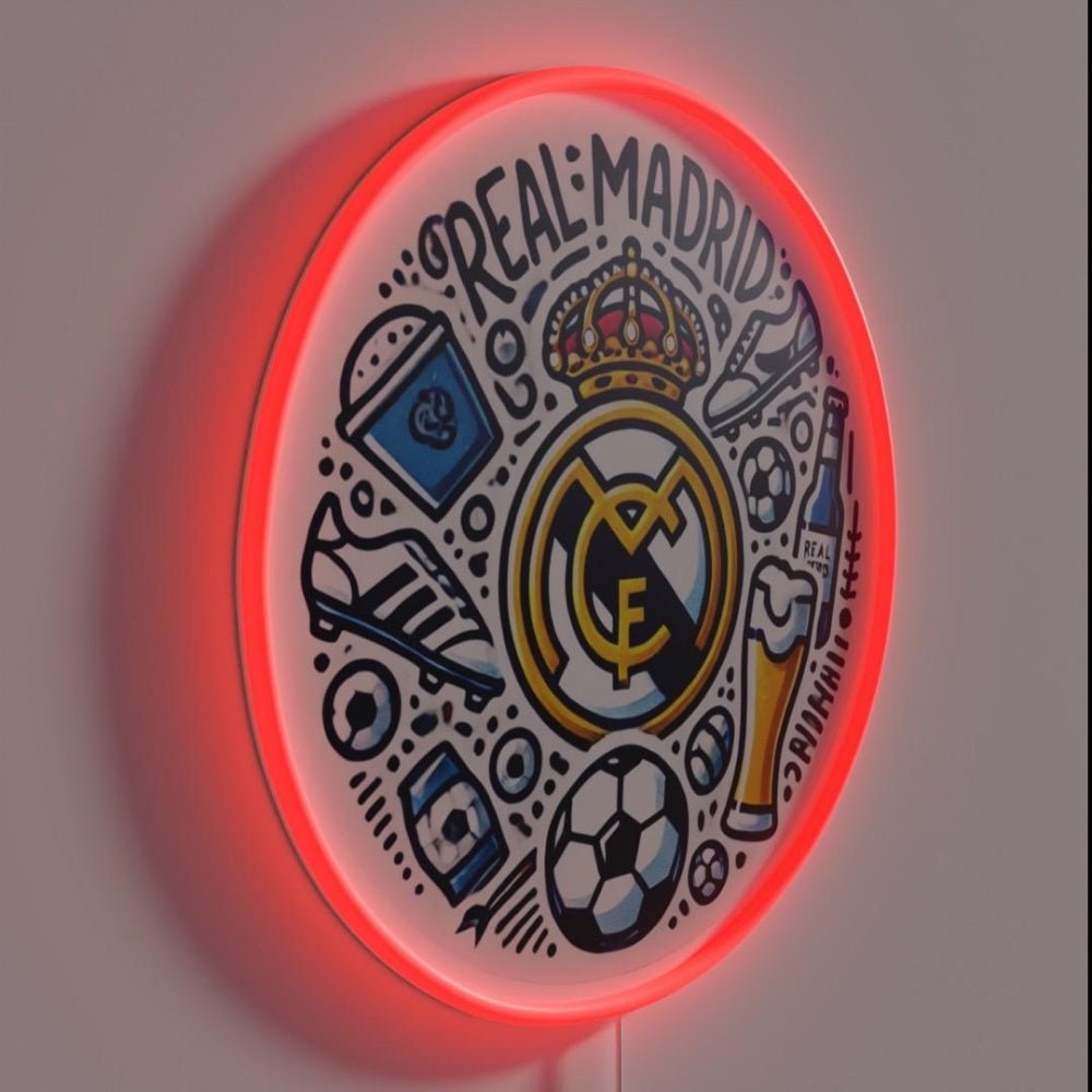 Real Madrid Ultras Soccer Beer Rgb Led Neon Sign - Shineneon