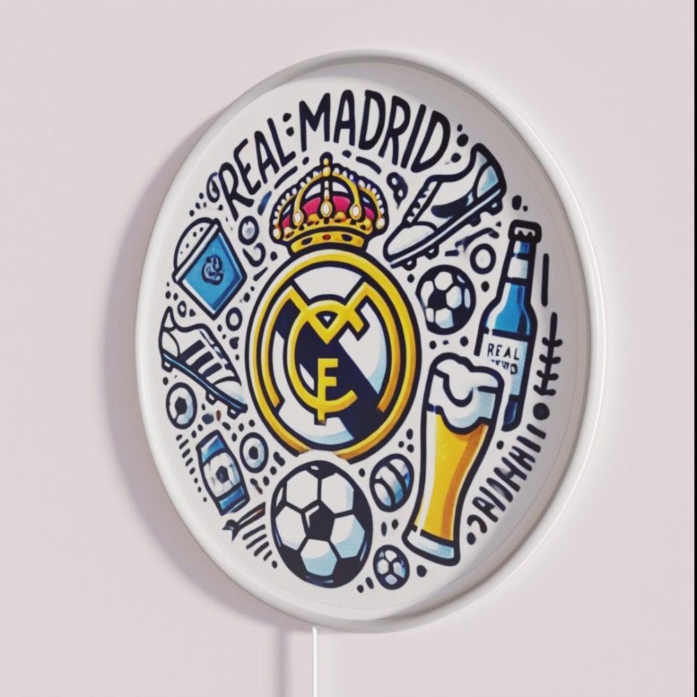 Real Madrid Ultras Soccer Beer Rgb Led Neon Sign - Shineneon