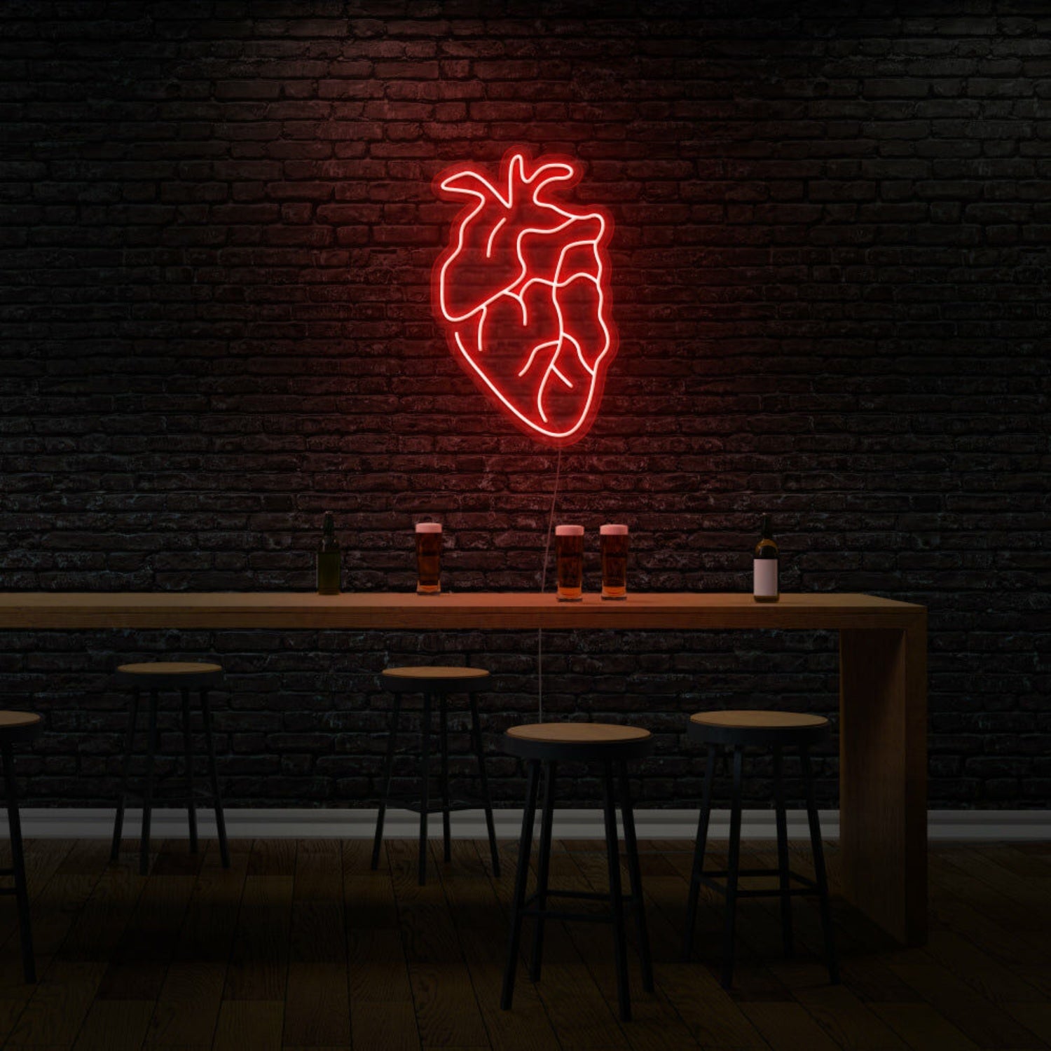 Realistic Heart Led Neon Sign | Shineneon