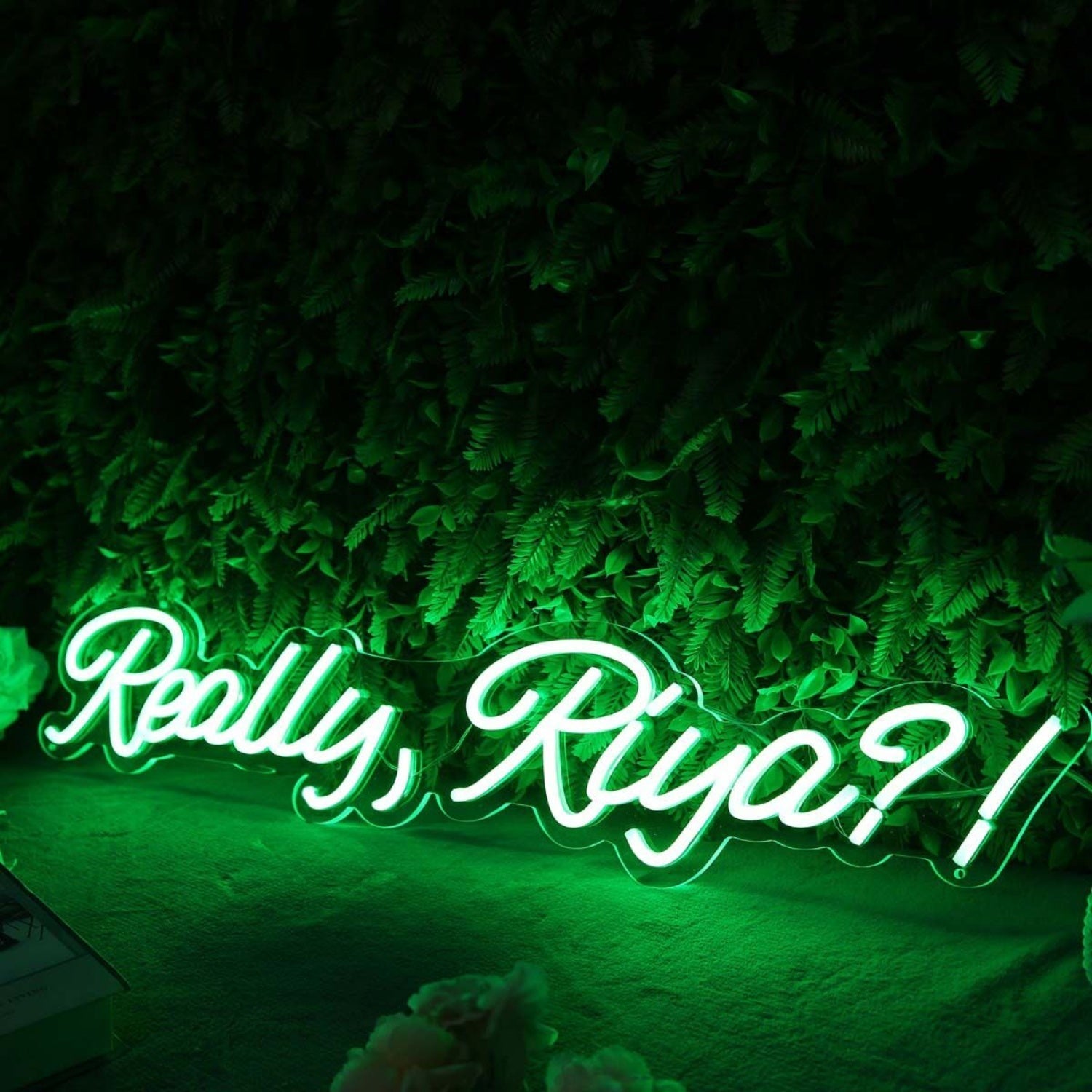 Really Riya Green Led Neon Sign - Shineneon