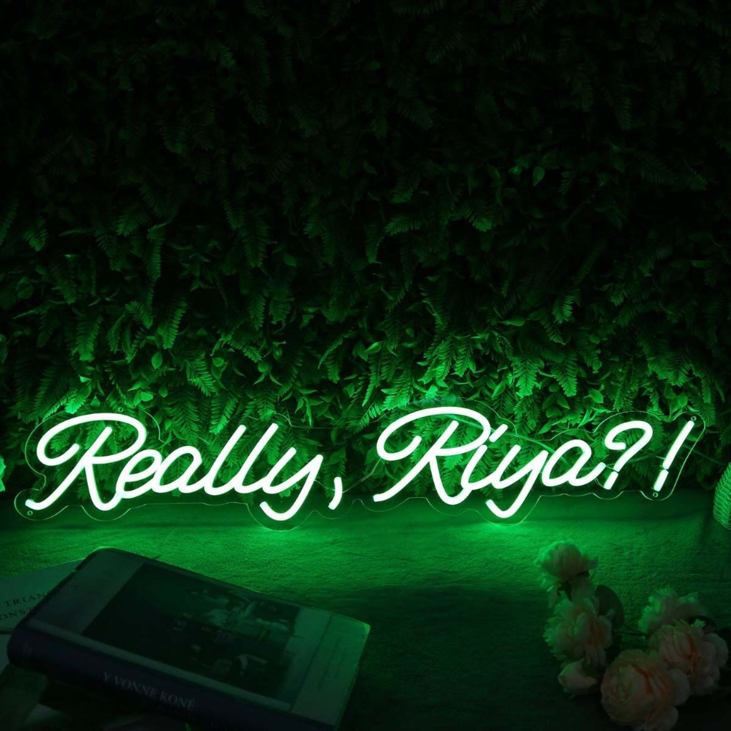 Really Riya Green Led Neon Sign - Shineneon