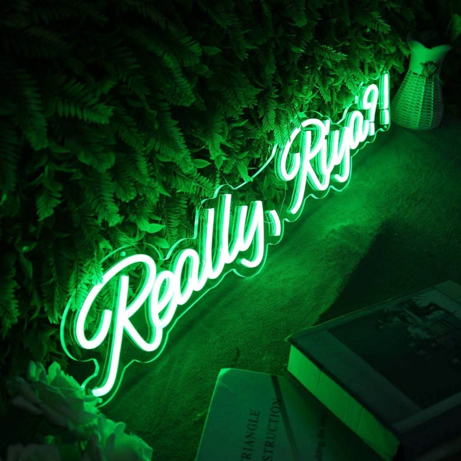 Really Riya Green Led Neon Sign - Shineneon