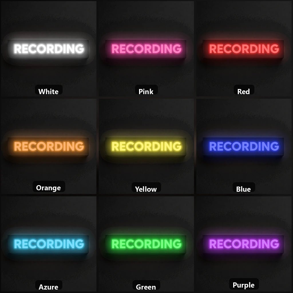 Recording Wall Decor LED Neon Sign - Shineneon