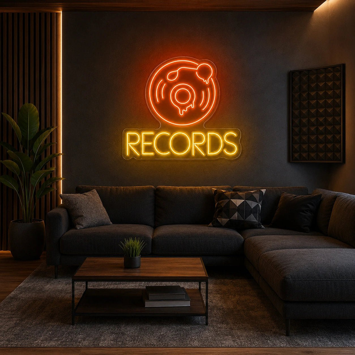 Records Dripping Vinyl LED Neon Sign - Shineneon