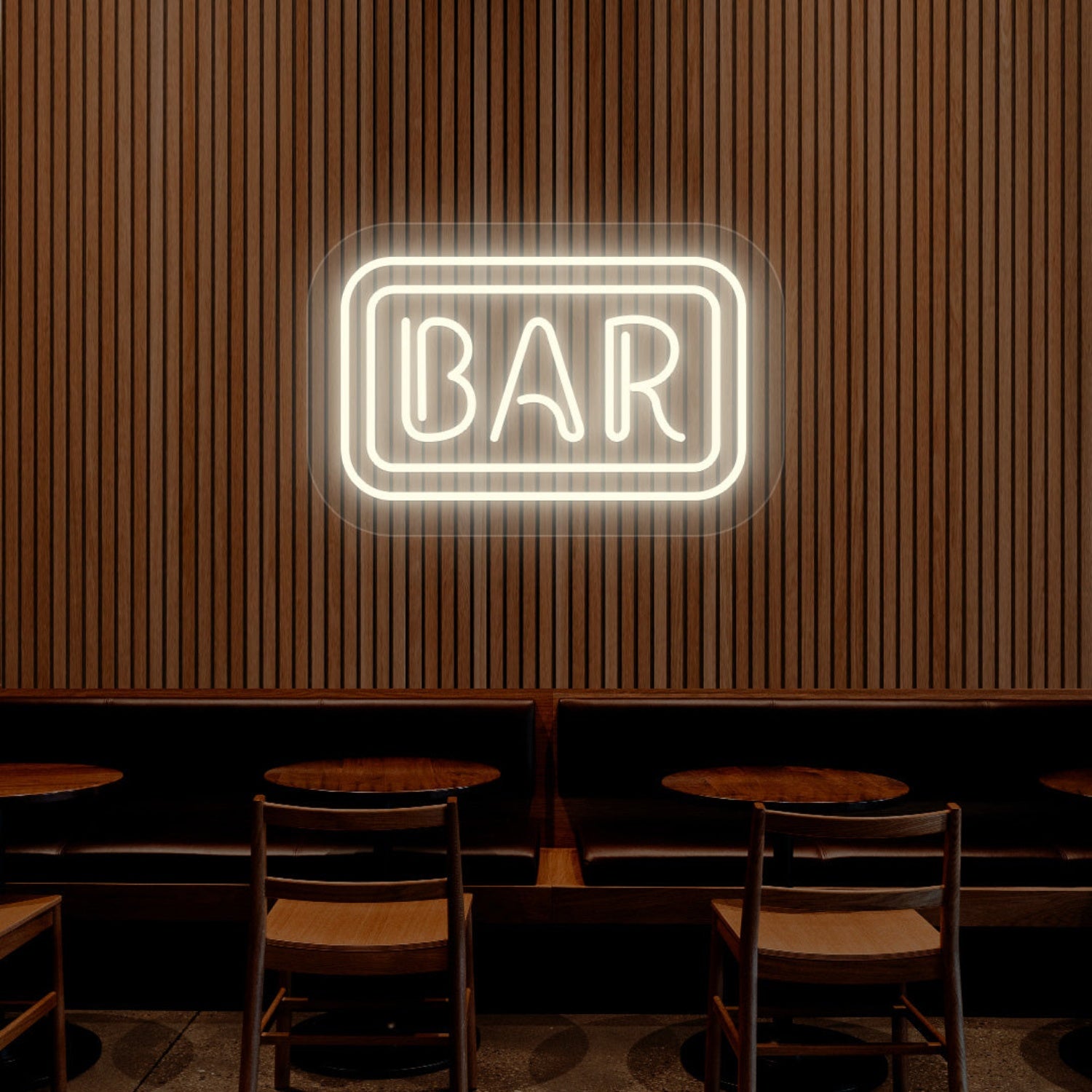 Rectangular Bar Led Neon Sign | Shineneon