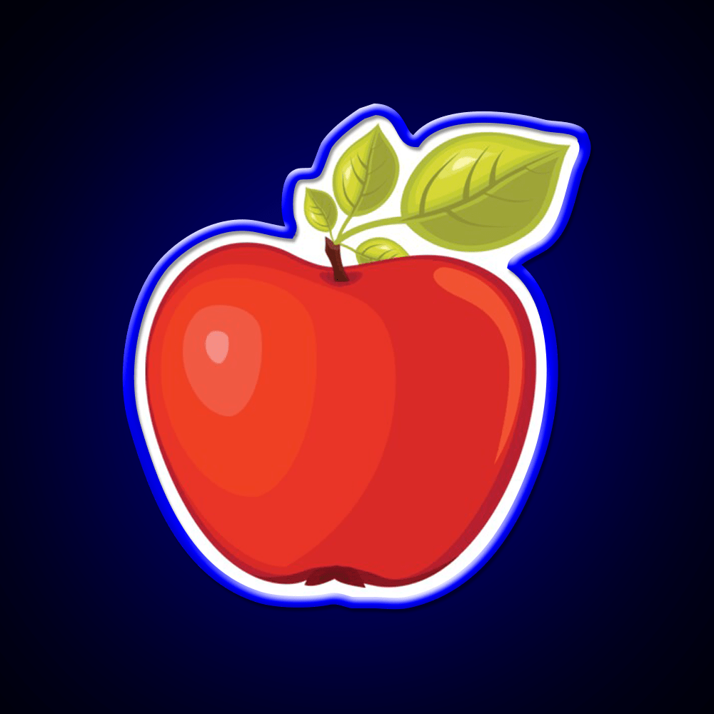 Red Apple Snack Food Led Neon Sign Rgb Color - Shineneon