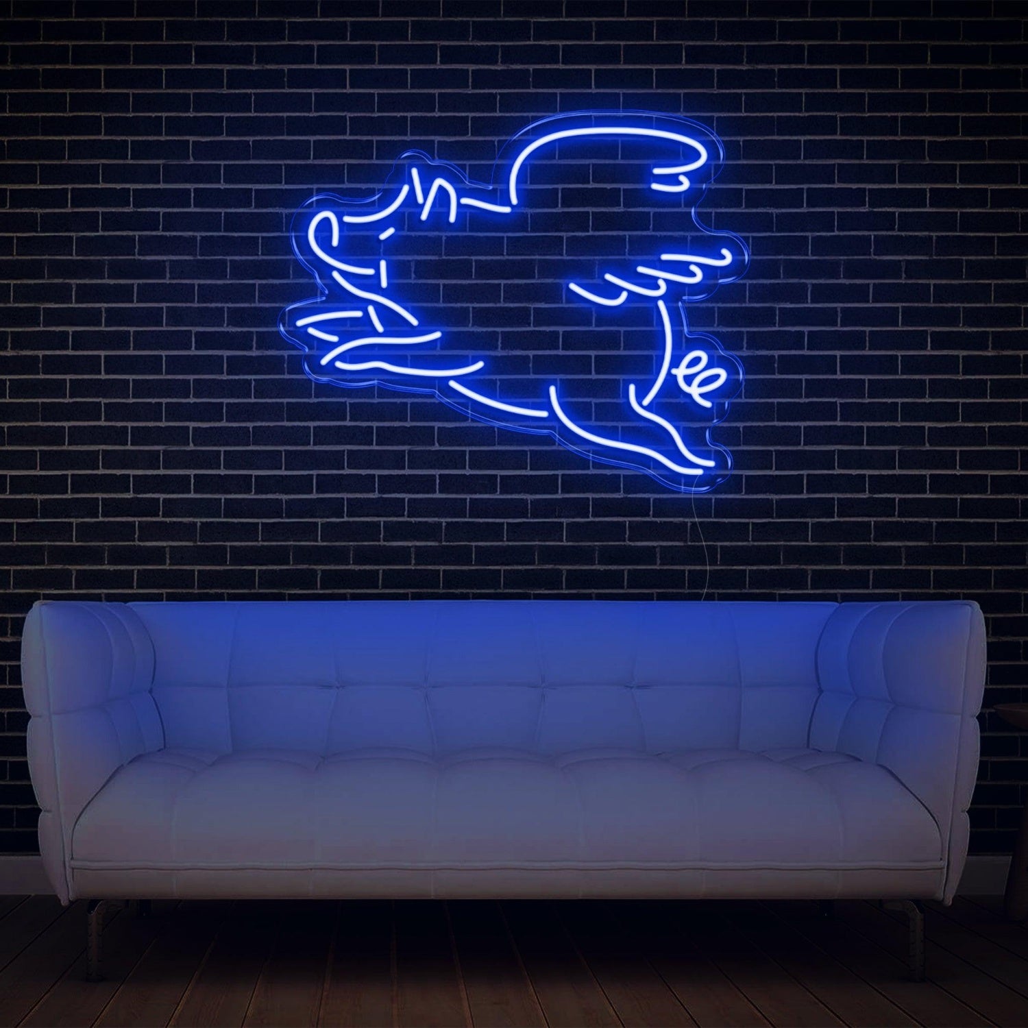 Red Cartoon Flying Pig Led Neon Sign For Modern Home Decor | Shineneon