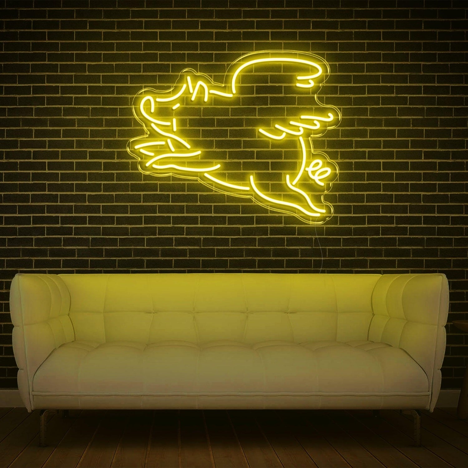 Red Cartoon Flying Pig Led Neon Sign For Modern Home Decor | Shineneon