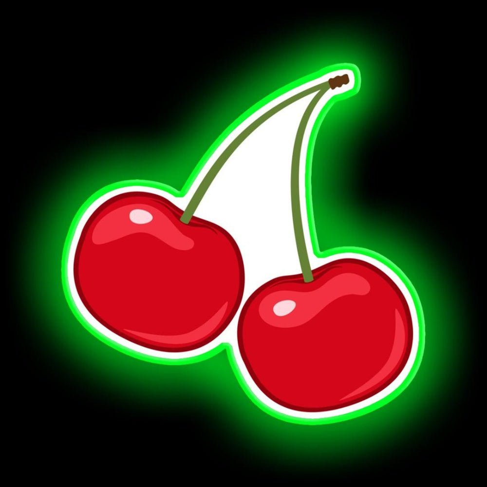 Red Cherries Sticker Neon Sign - Shineneon