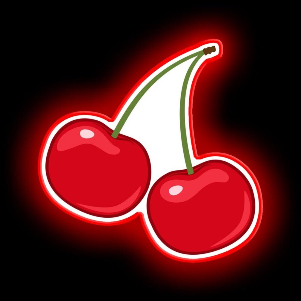 Red Cherries Sticker Neon Sign - Shineneon