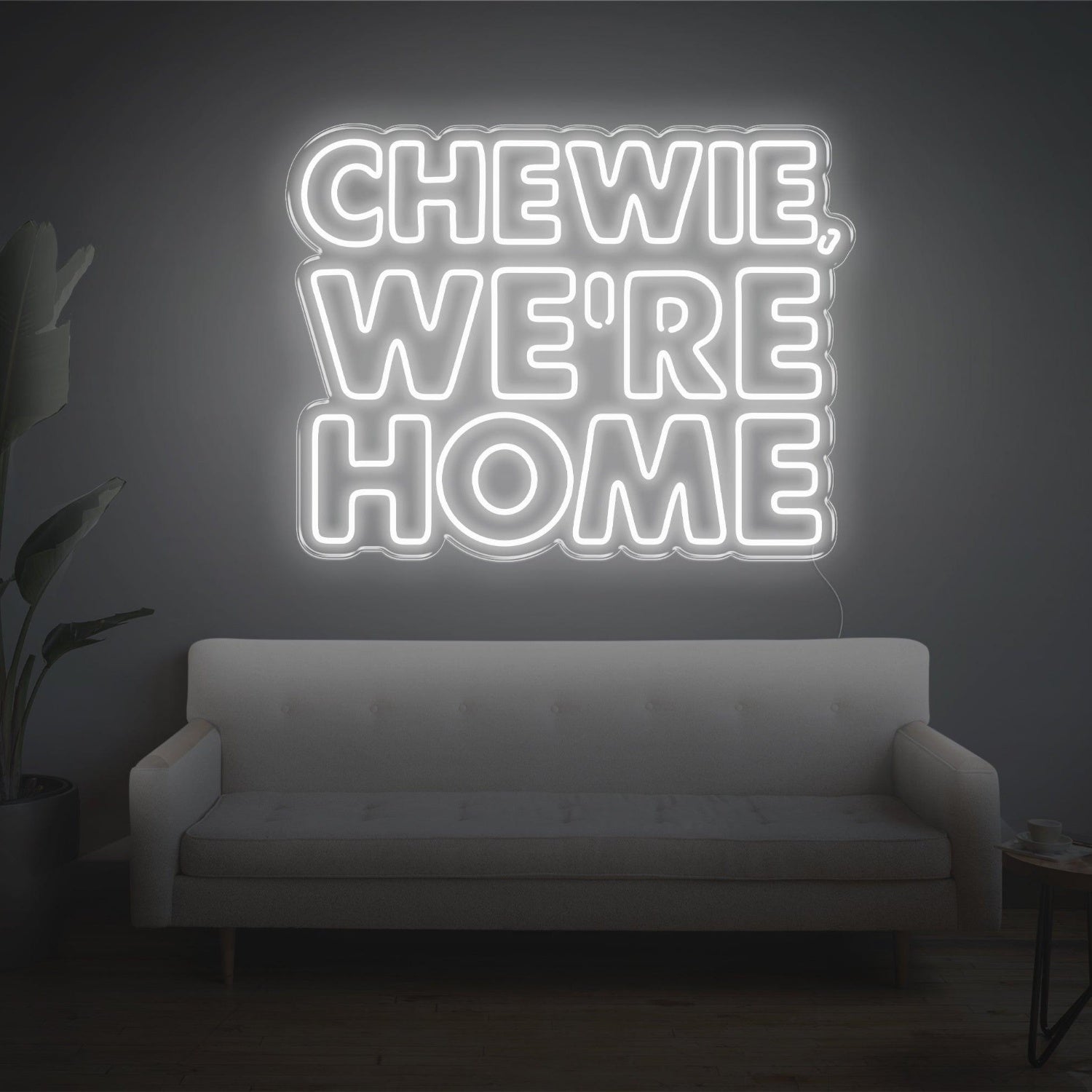 Red Chewie Were Home Led Neon Sign For Home Decor | Shineneon