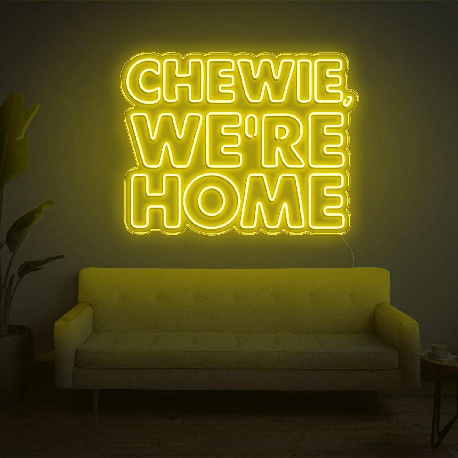 Red Chewie Were Home Led Neon Sign For Home Decor | Shineneon