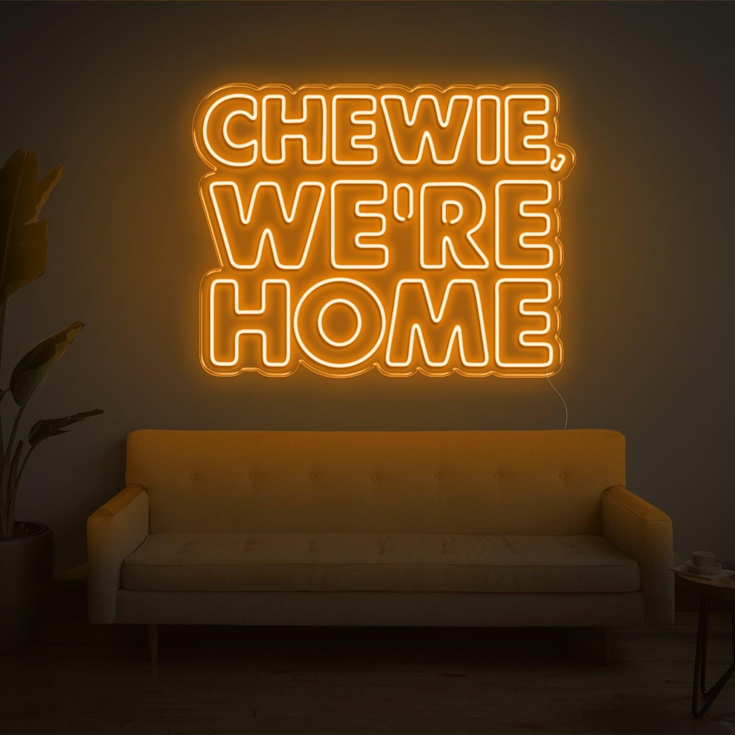 Red Chewie Were Home Led Neon Sign For Home Decor | Shineneon