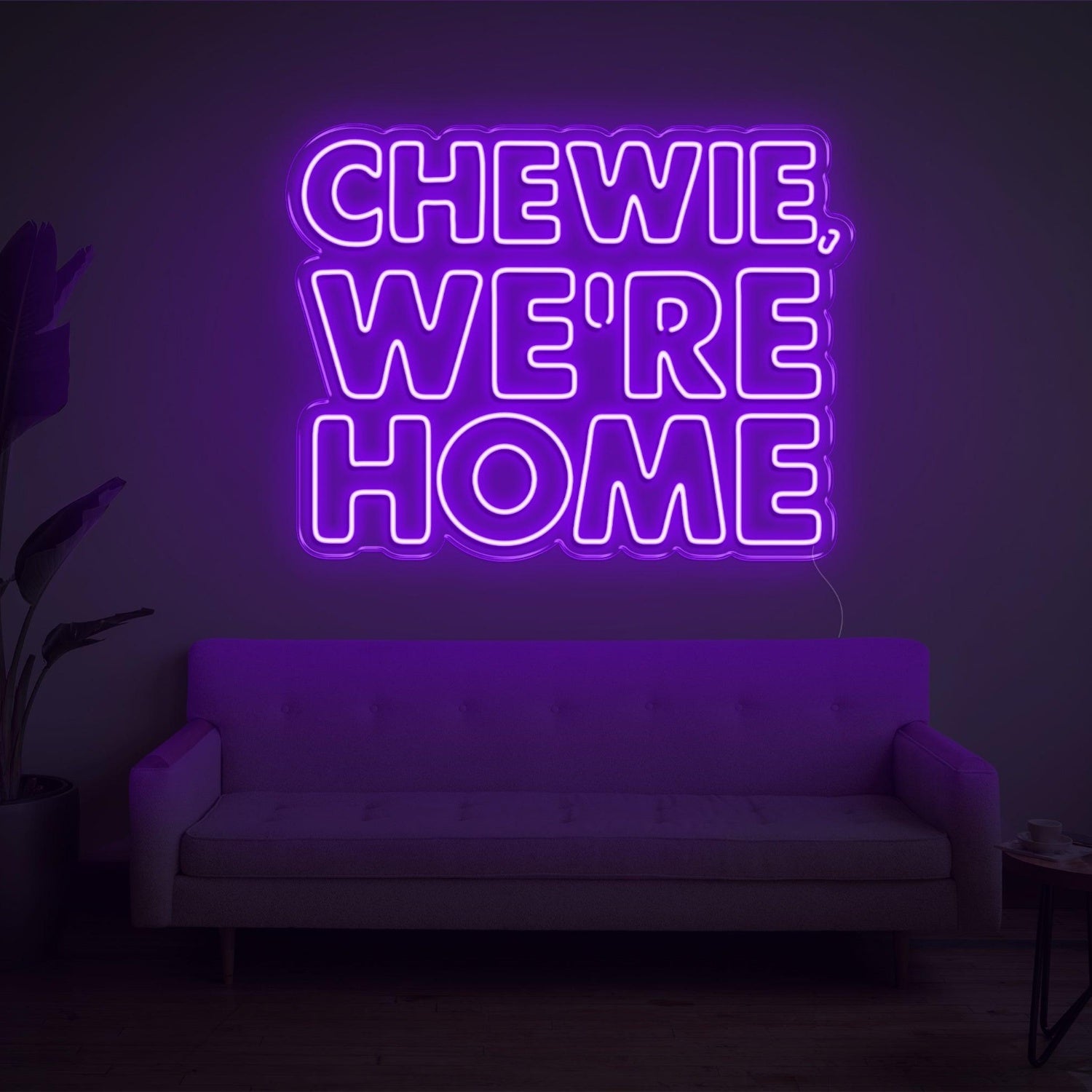 Red Chewie Were Home Led Neon Sign For Home Decor | Shineneon