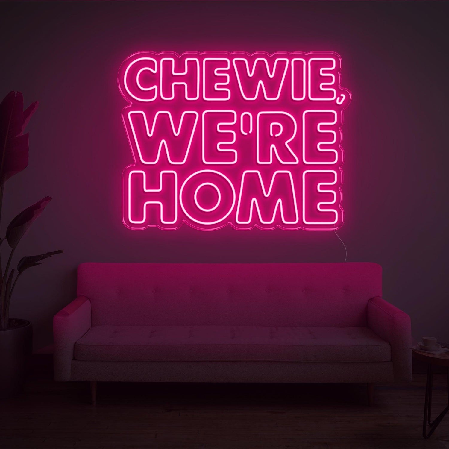 Red Chewie Were Home Led Neon Sign For Home Decor | Shineneon