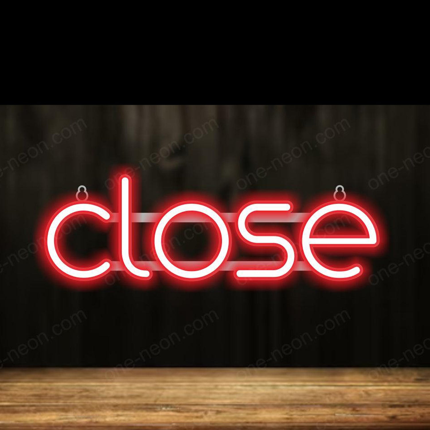 Red Close Led Neon Sign For Shop Restaurant Tabletop Decor | Shineneon