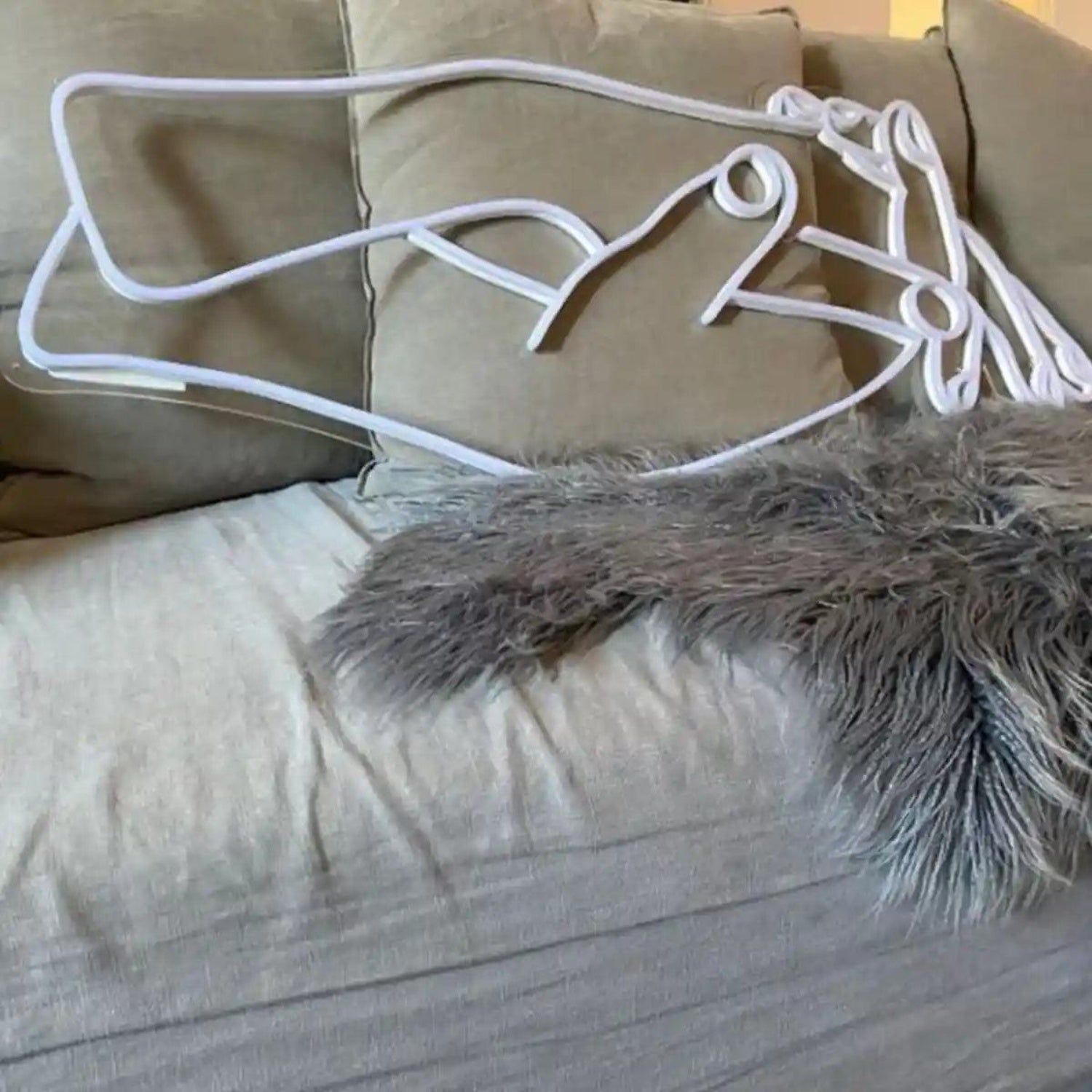 Red Deer Antler Love LED Neon Sign for Wedding Decor | Shineneon