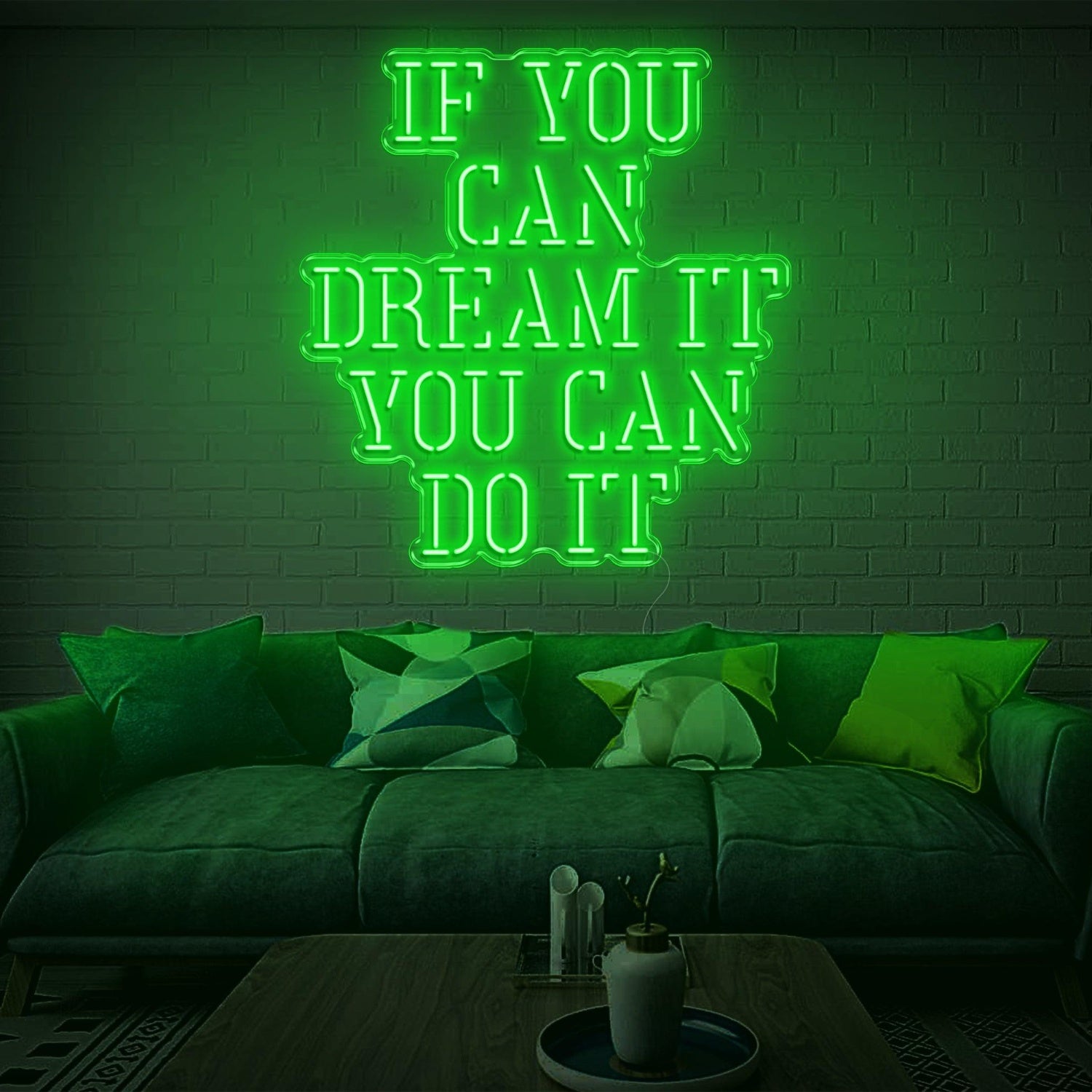 Red Dream It Do It Led Neon Sign Modern Home Decor | Shineneon