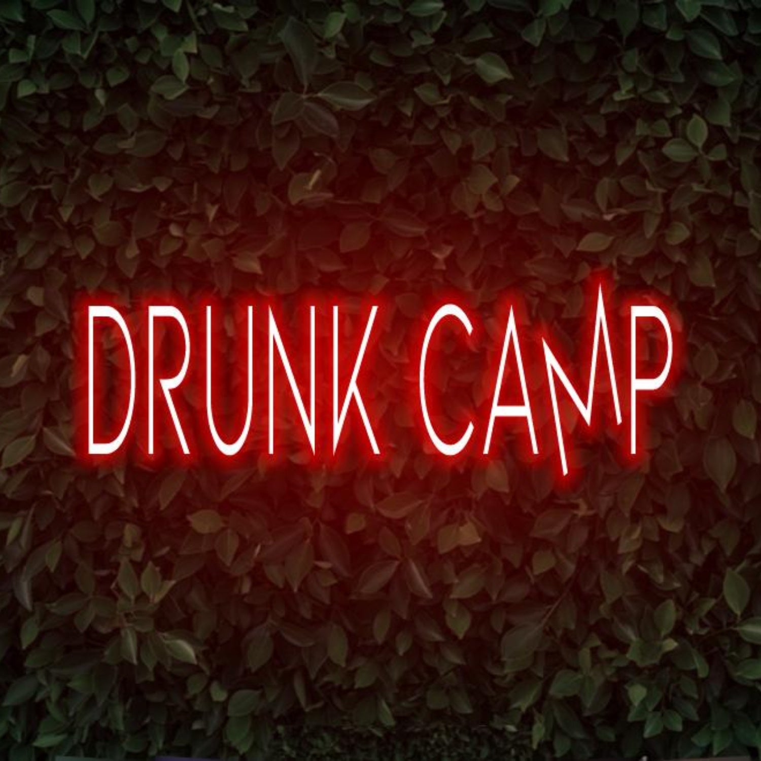 Red Drunk Camp Led Neon Sign For Bar And Camp Decor | Shineneon