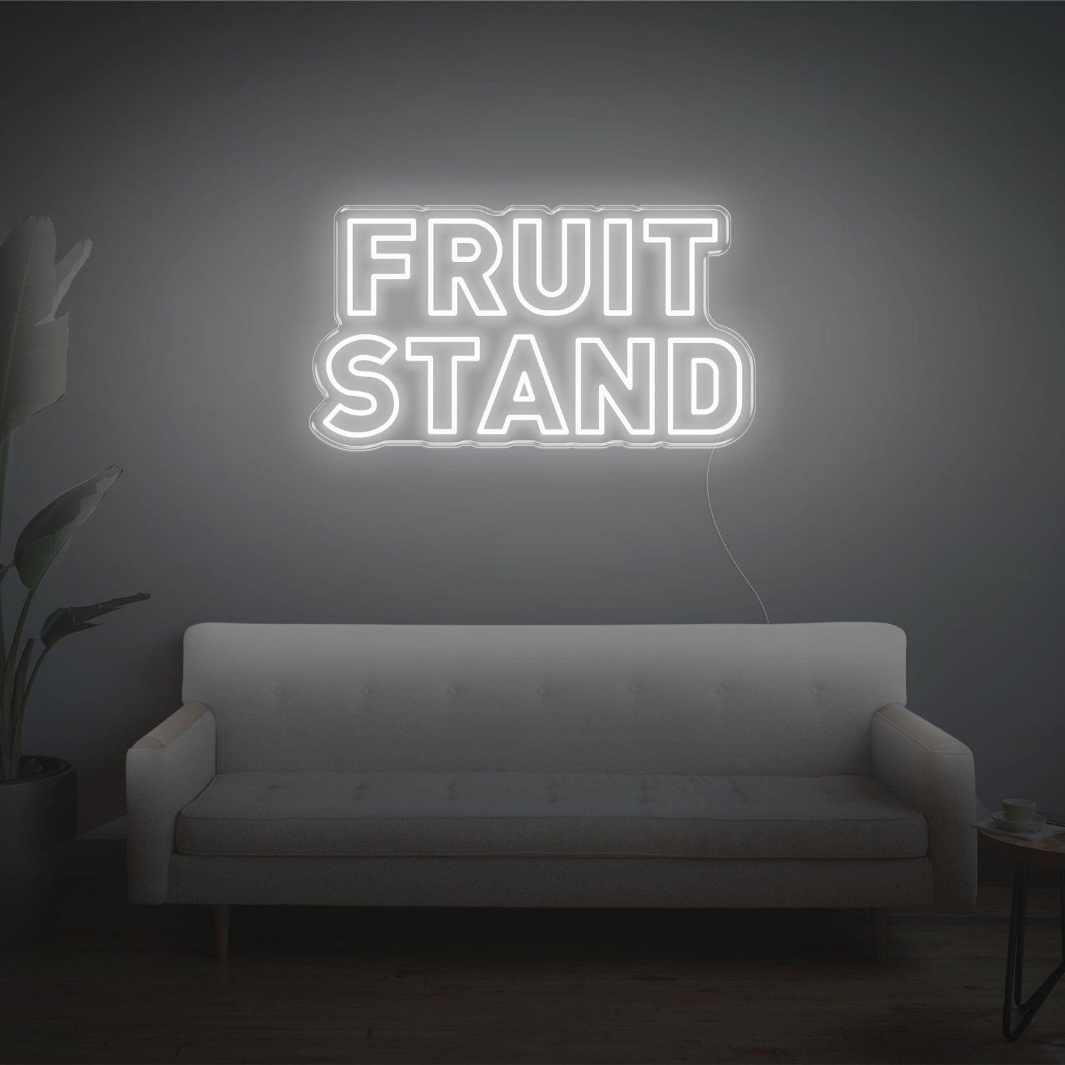 Red Fruit Stand Led Neon Sign For Indoor Home Store Decor | Shineneon