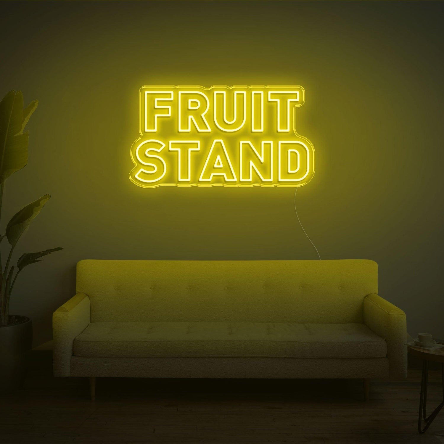 Red Fruit Stand Led Neon Sign For Indoor Home Store Decor | Shineneon