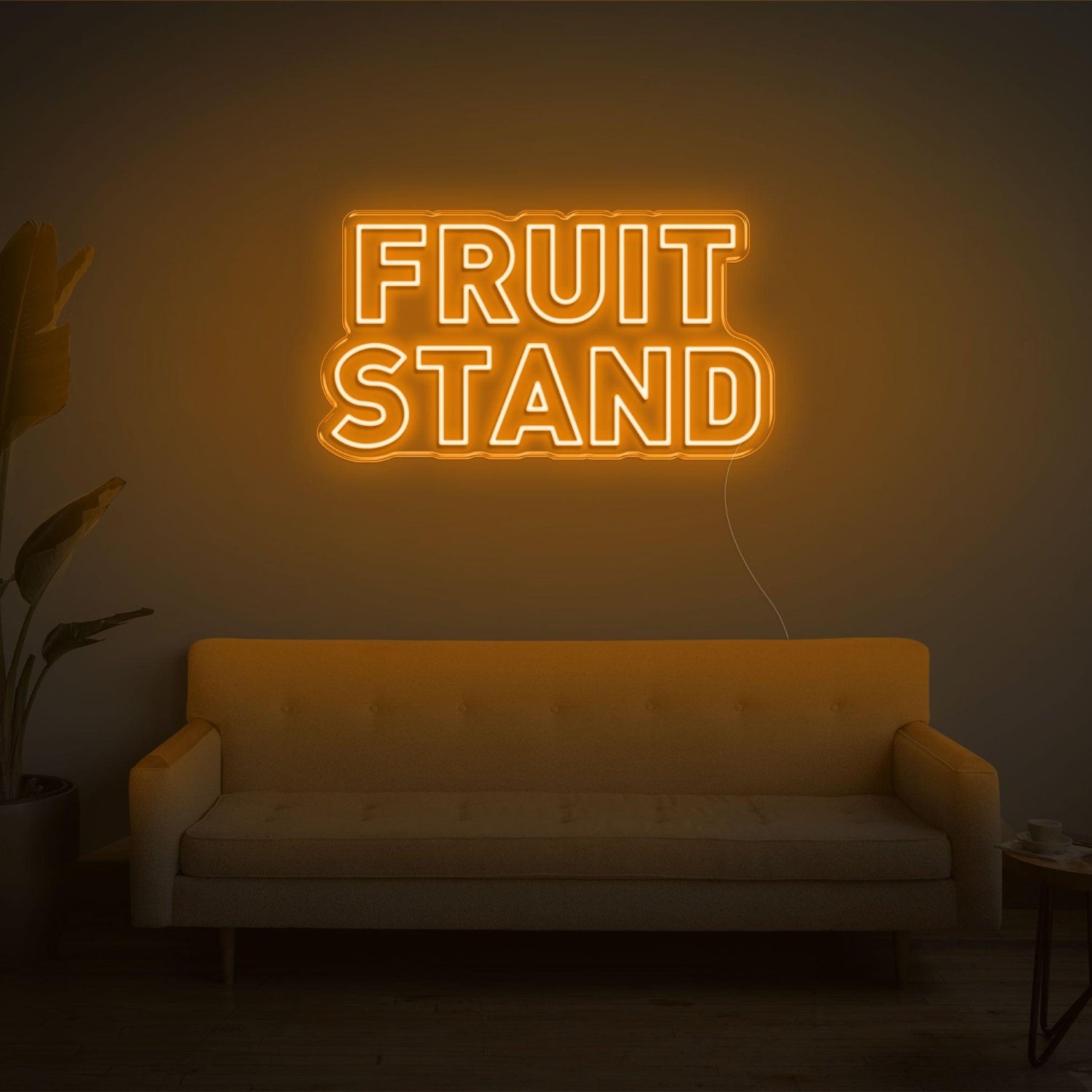 Red Fruit Stand Led Neon Sign For Indoor Home Store Decor | Shineneon