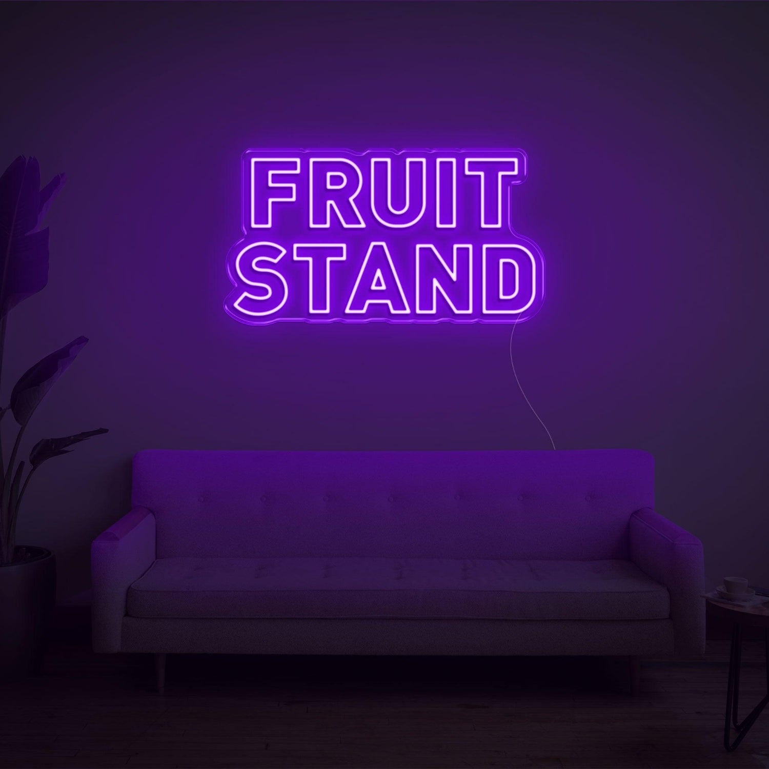 Red Fruit Stand Led Neon Sign For Indoor Home Store Decor | Shineneon