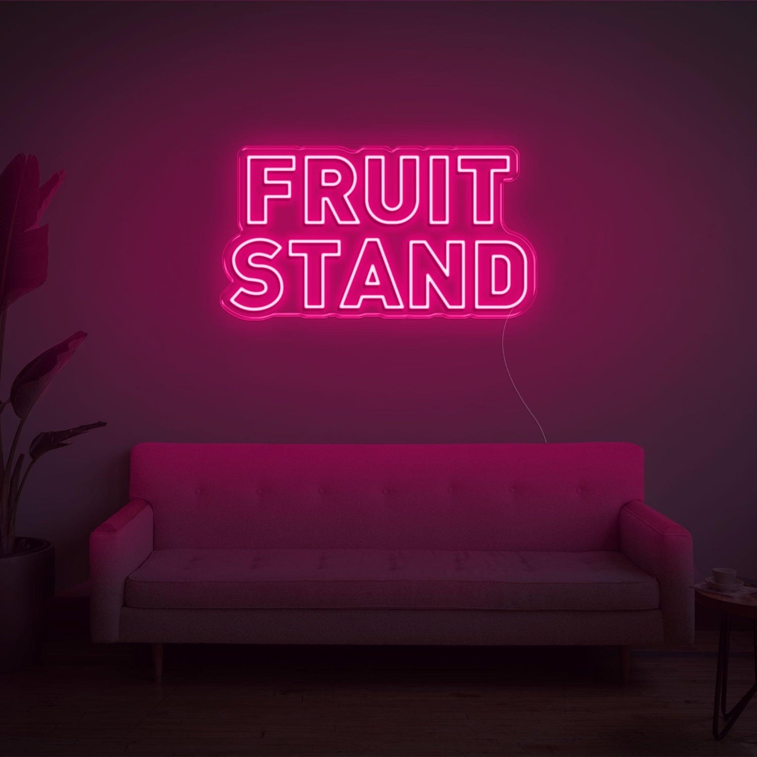 Red Fruit Stand Led Neon Sign For Indoor Home Store Decor | Shineneon