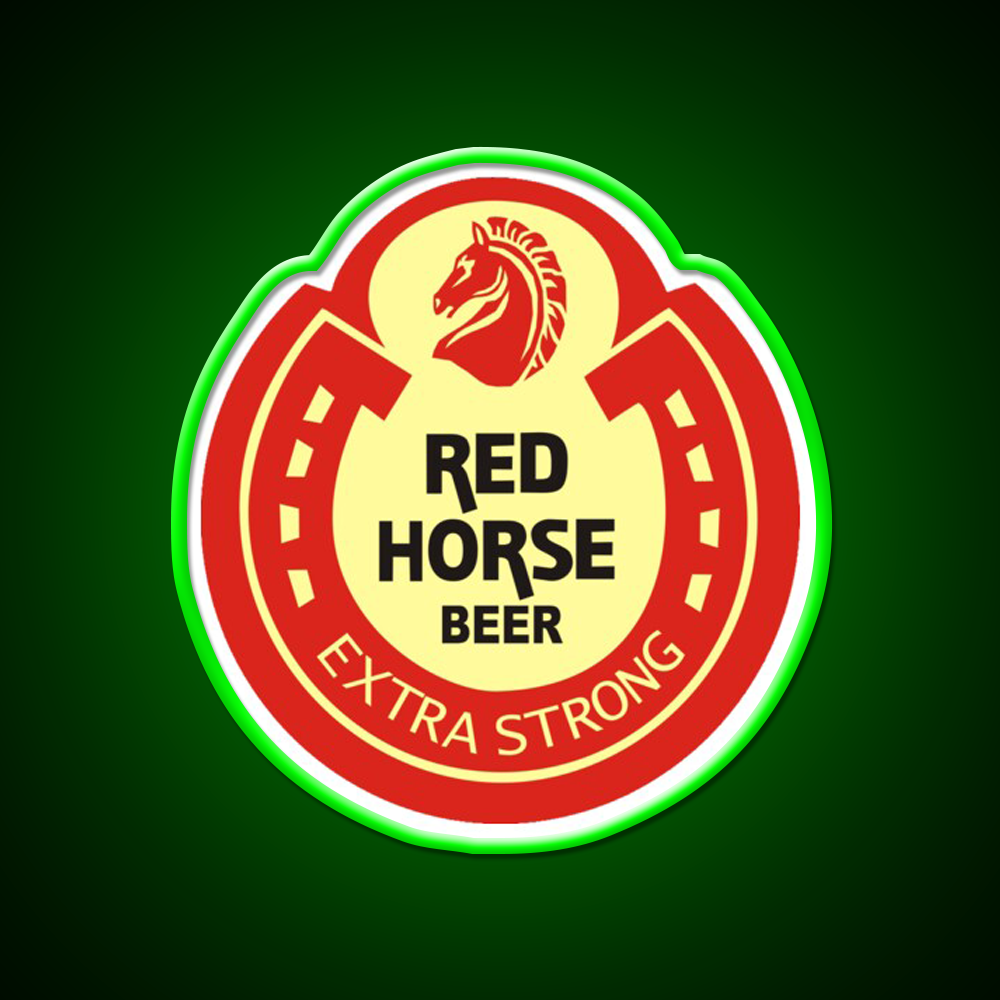 Red Horse 0240 Beer Bar Decor Led Neon Sign Rgb Color