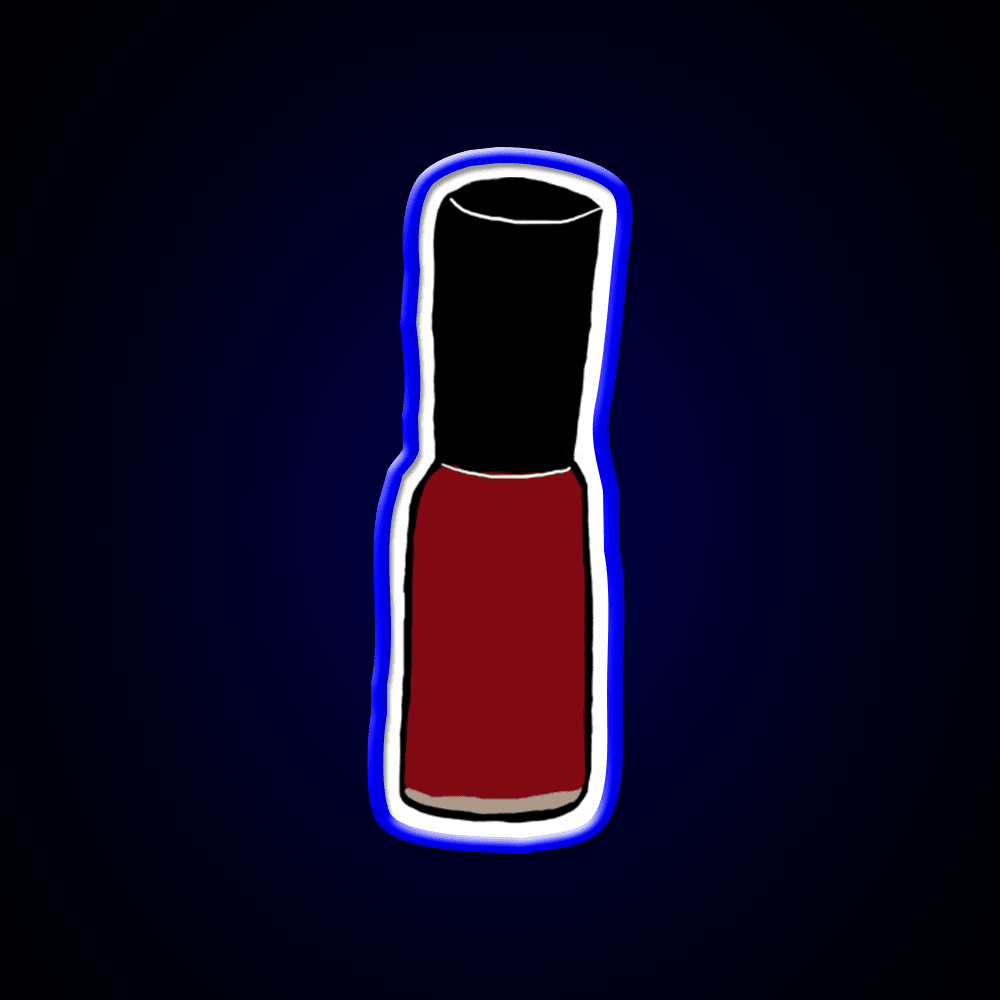 Red Nail Polish Nail Salon Led Neon Sign Rgb Color - Shineneon