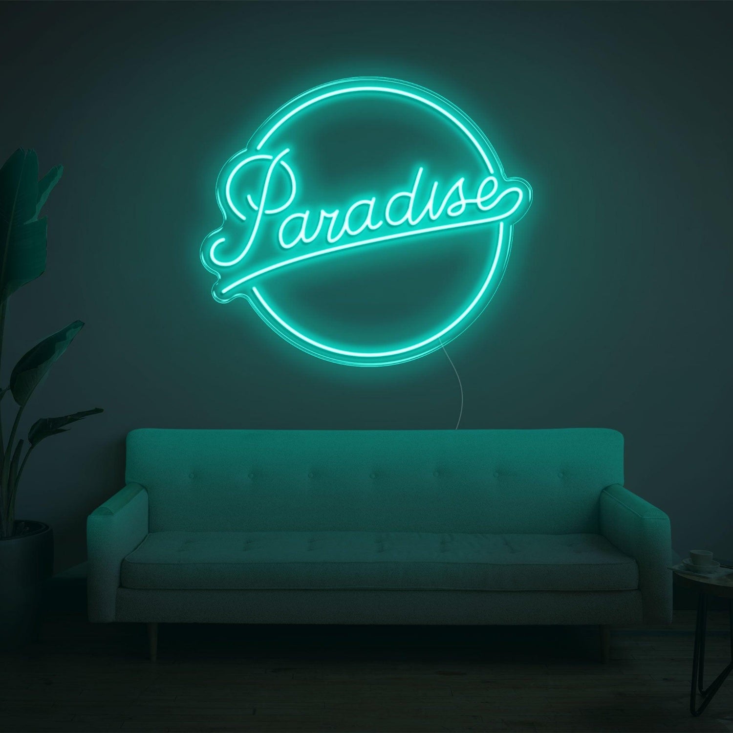 Red Paradise Led Neon Sign For Cozy Home Living Room Decor | Shineneon
