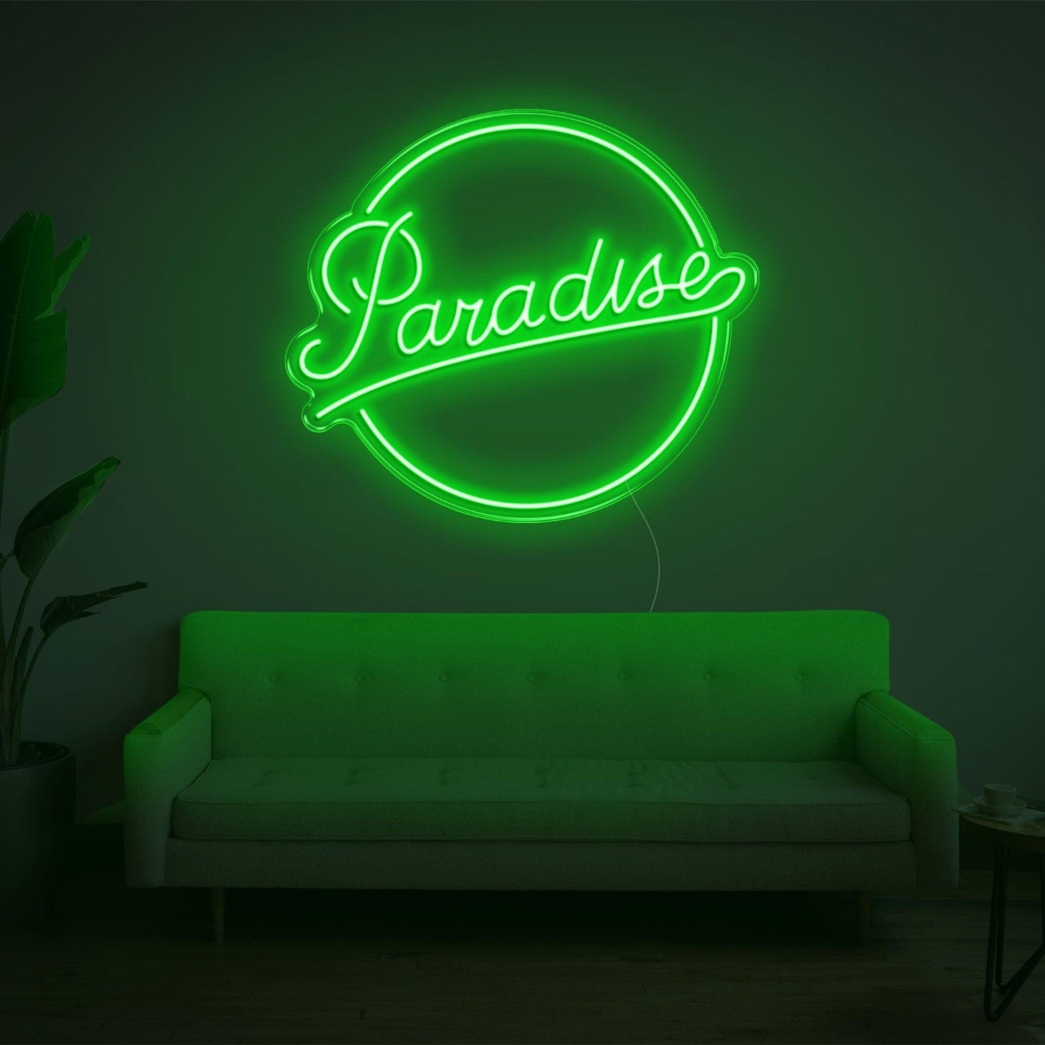 Red Paradise Led Neon Sign For Cozy Home Living Room Decor | Shineneon