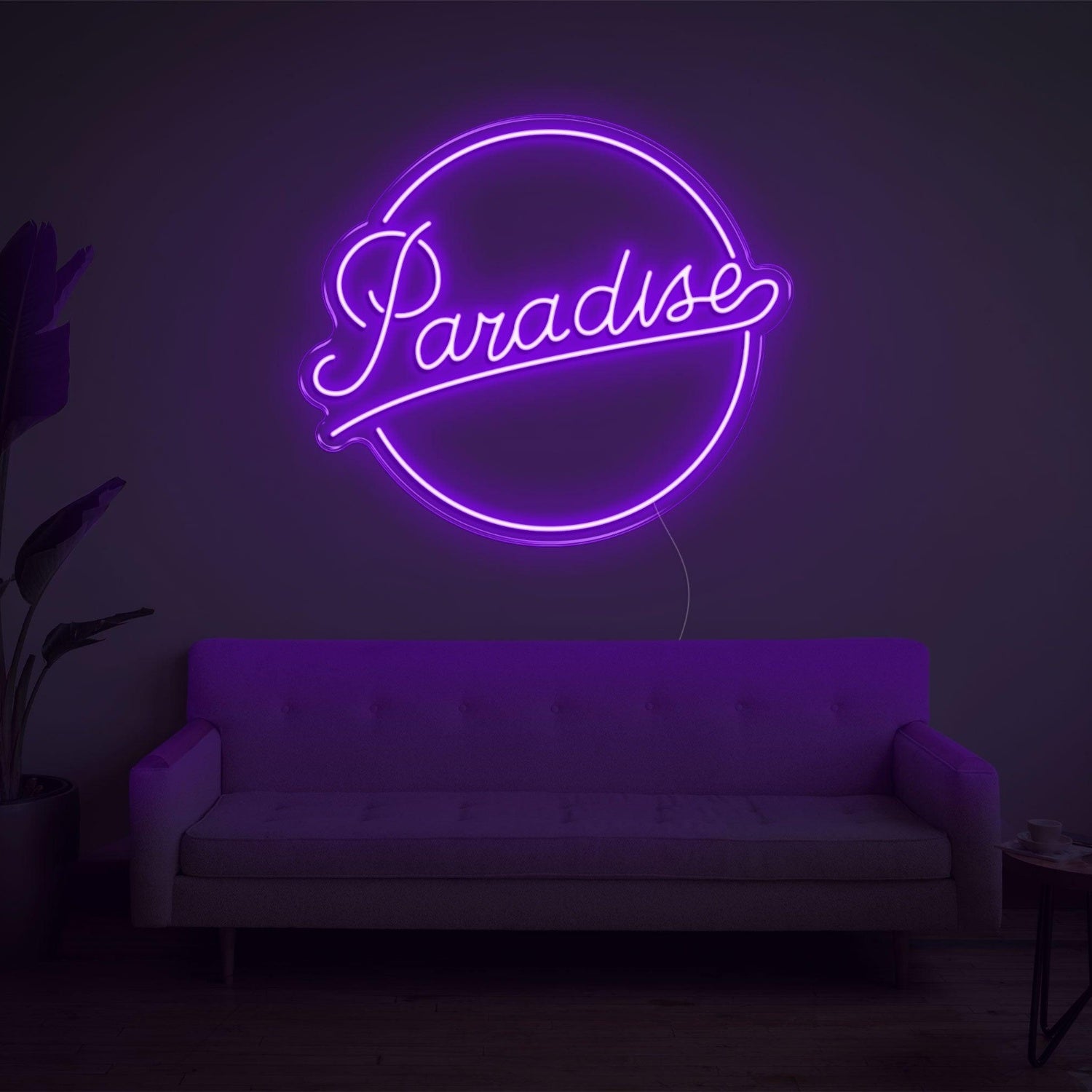 Red Paradise Led Neon Sign For Cozy Home Living Room Decor | Shineneon